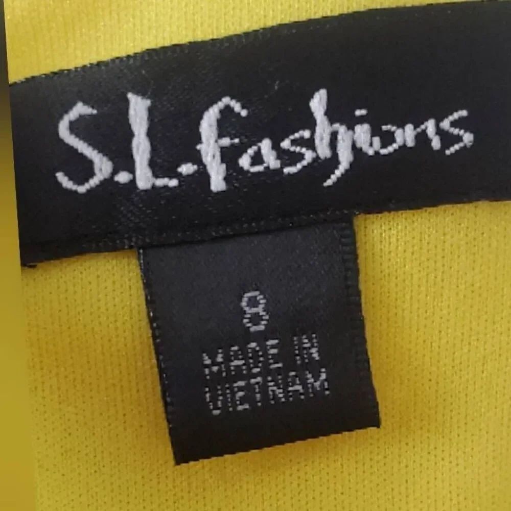 Yellow Cocktail Dress - Picture 8 of 8